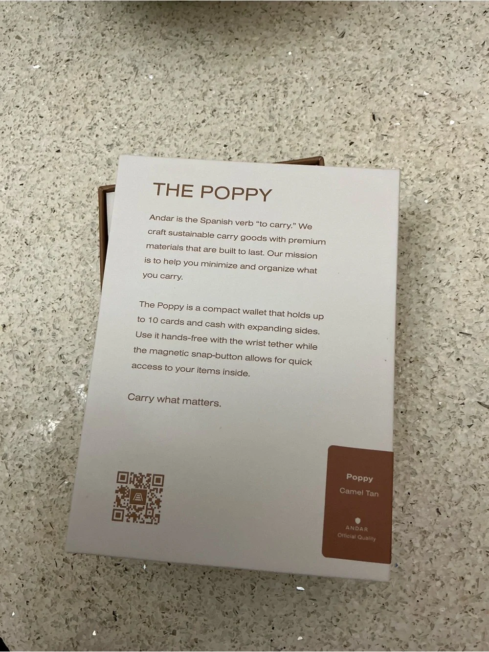 Andar poppy brown